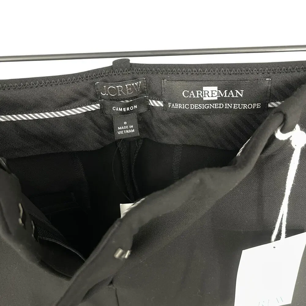 J.Crew New Cameron pant four-season stretch Size 8 NWT Power Dressing Workwear